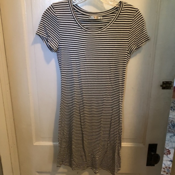 Heart & Hips Dresses & Skirts - Jersey knit, Striped T-Shirt Dress
